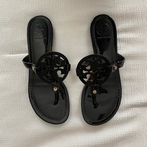 Tory Burch patent leather Miller sandal